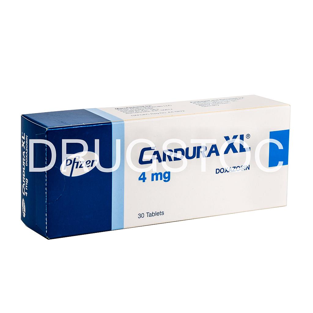 Cardura XL 4mg Tablets x 30''