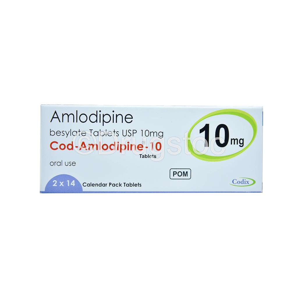 Cod-Amlodipine-10 Tablets x 28''