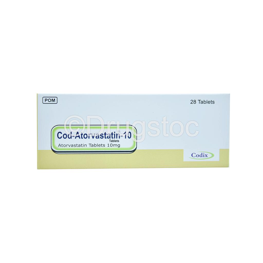 Cod-Atorvastatin 10mg Tablets x 28''