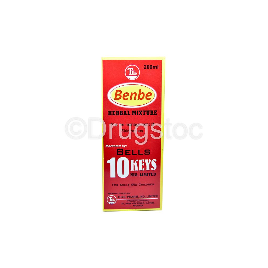 BENBE 10Keys Herbal Mixture 200mL Bottle