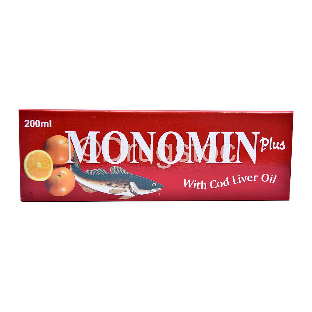 Monomin Plus With Cod Liver Oil 200mL