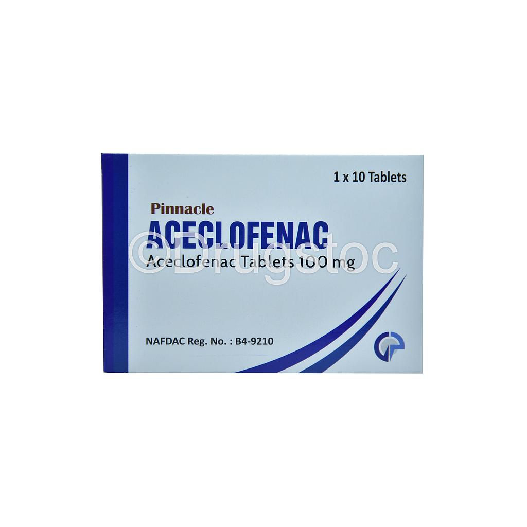 Pinnacle Aceclofenac 100mg Tablet x 10''