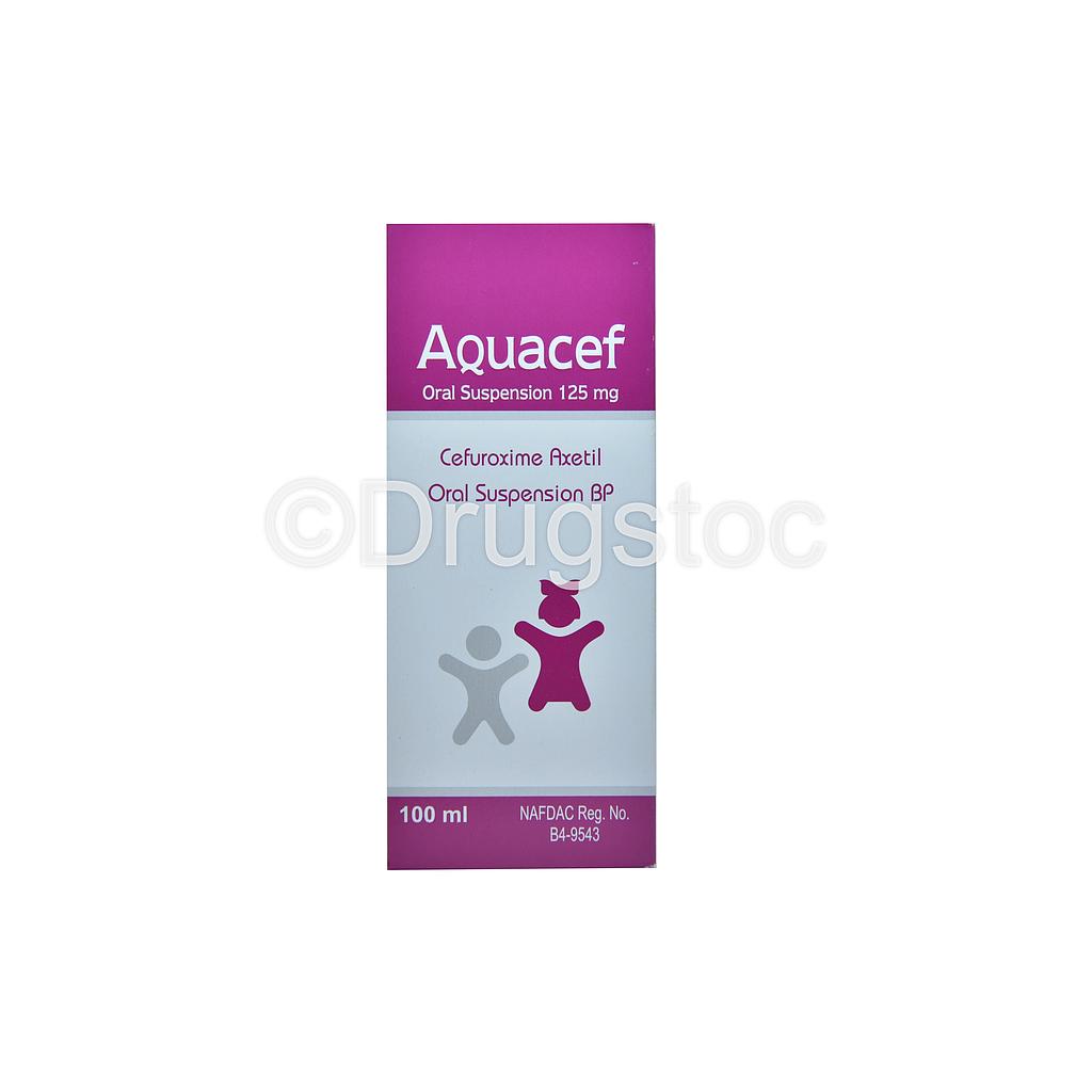 Aquacef 125mg Suspension 100mL