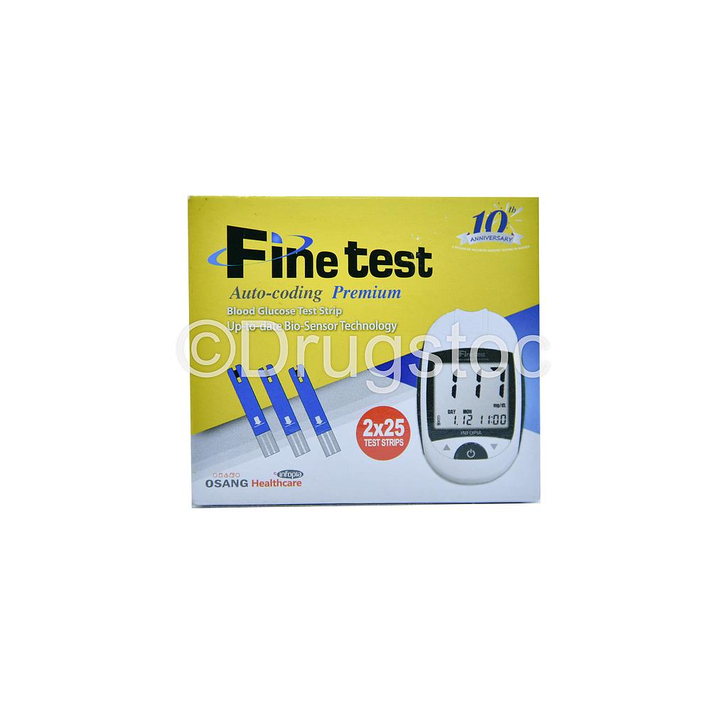 FineTest Glucometer Strips (25 x 2)