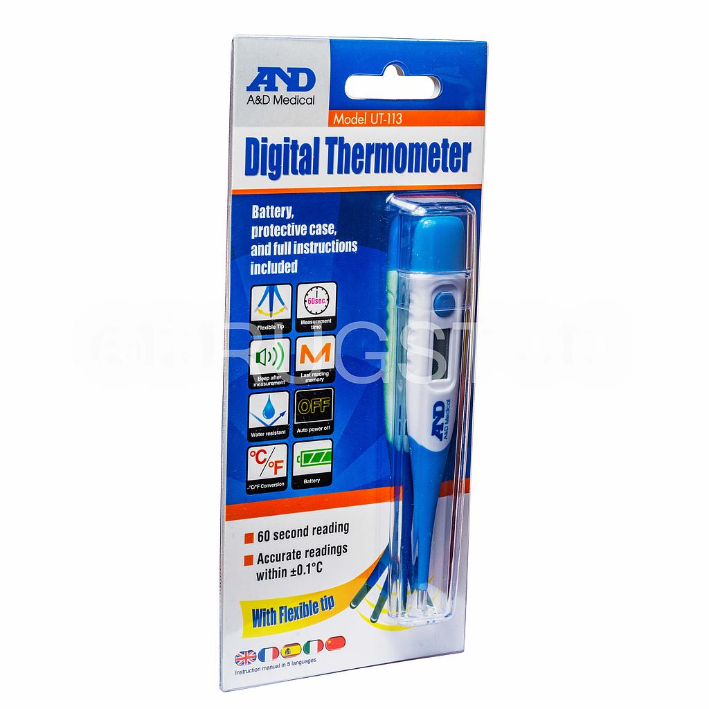 Digital Thermometer UT-113 Flexible Tip (Blue)