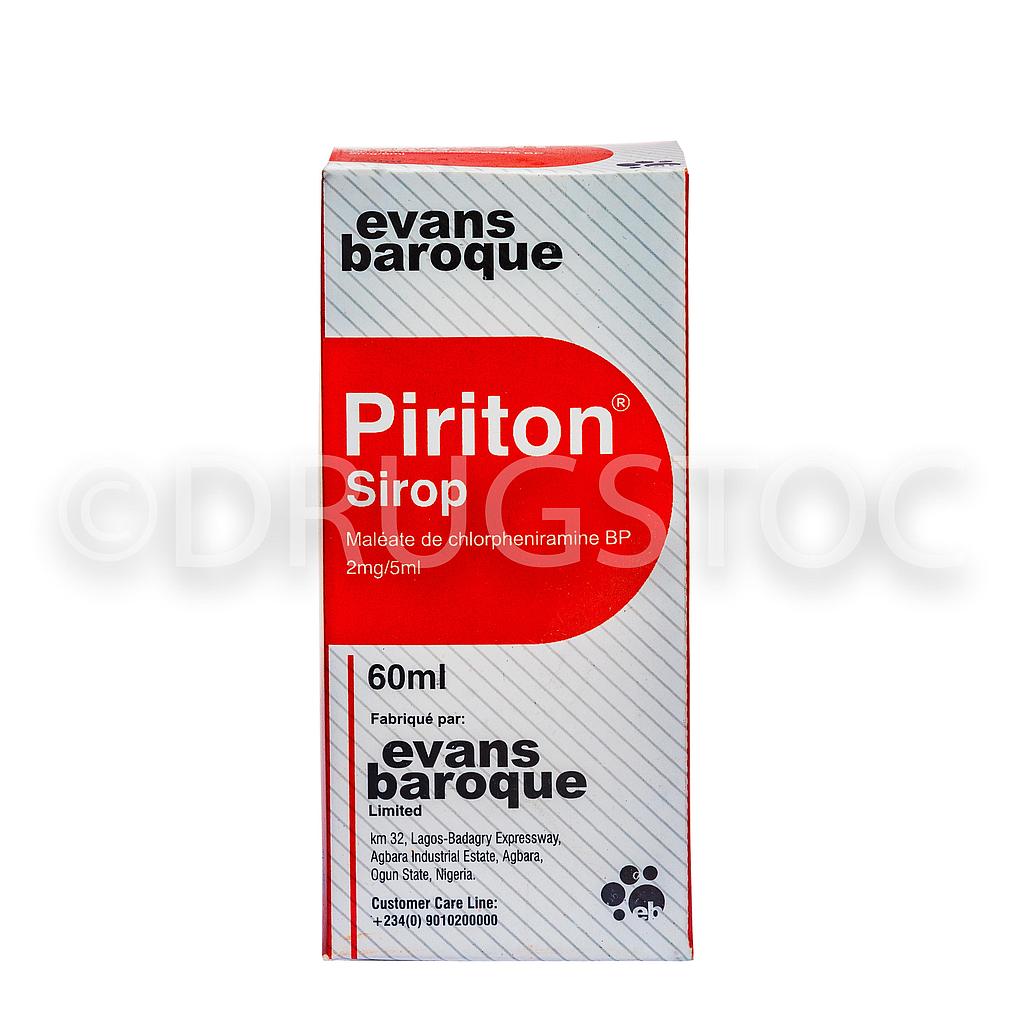 Evans Piriton Syrup 60mL