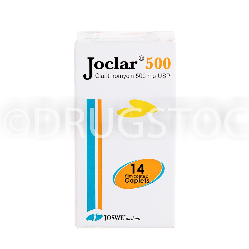 Joclar® Clarithromycin 500mg Caplets x 14''