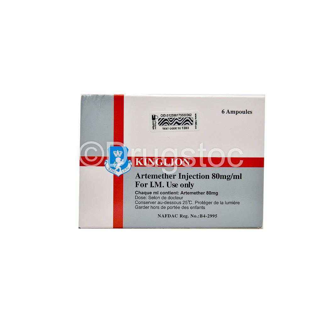 Kinglion Artemether Inj 80mg/ml x 6