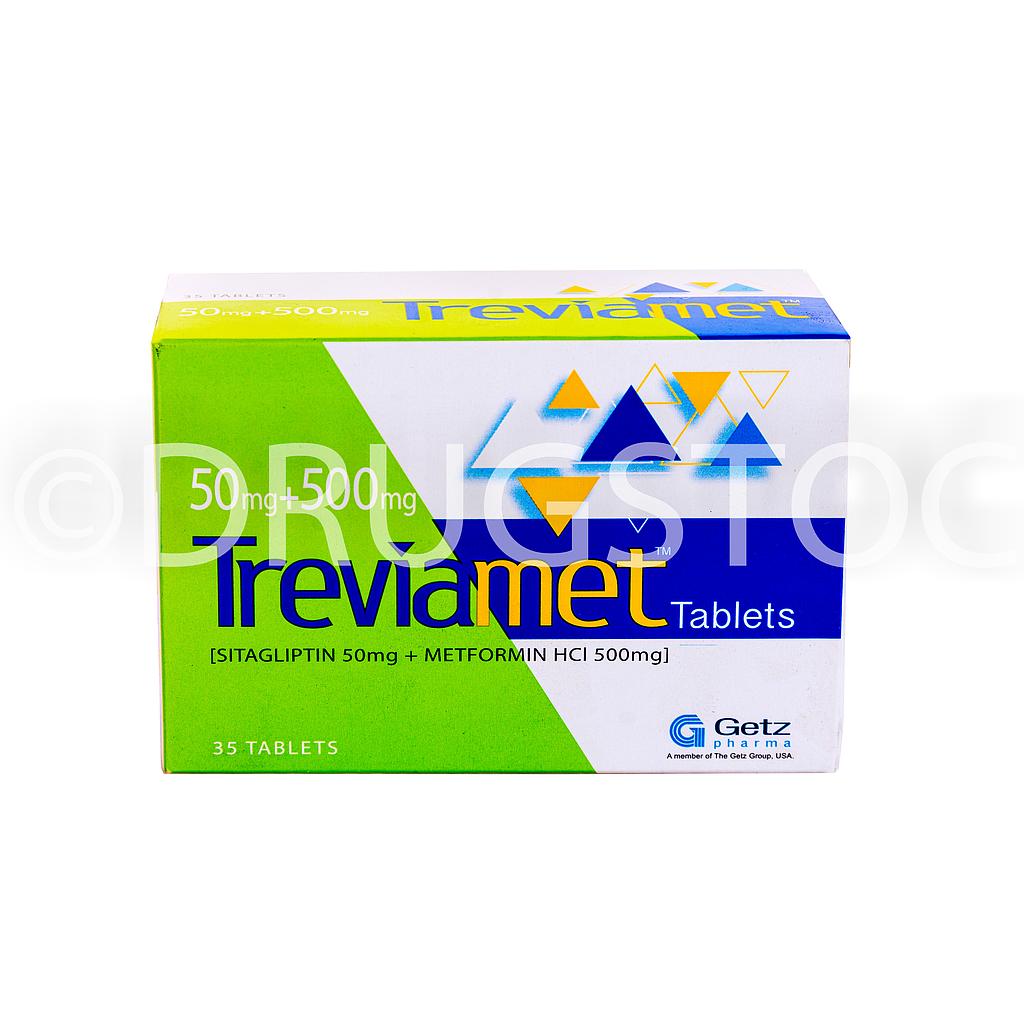 Treviamet 50mg/500mg Tablets x 35''