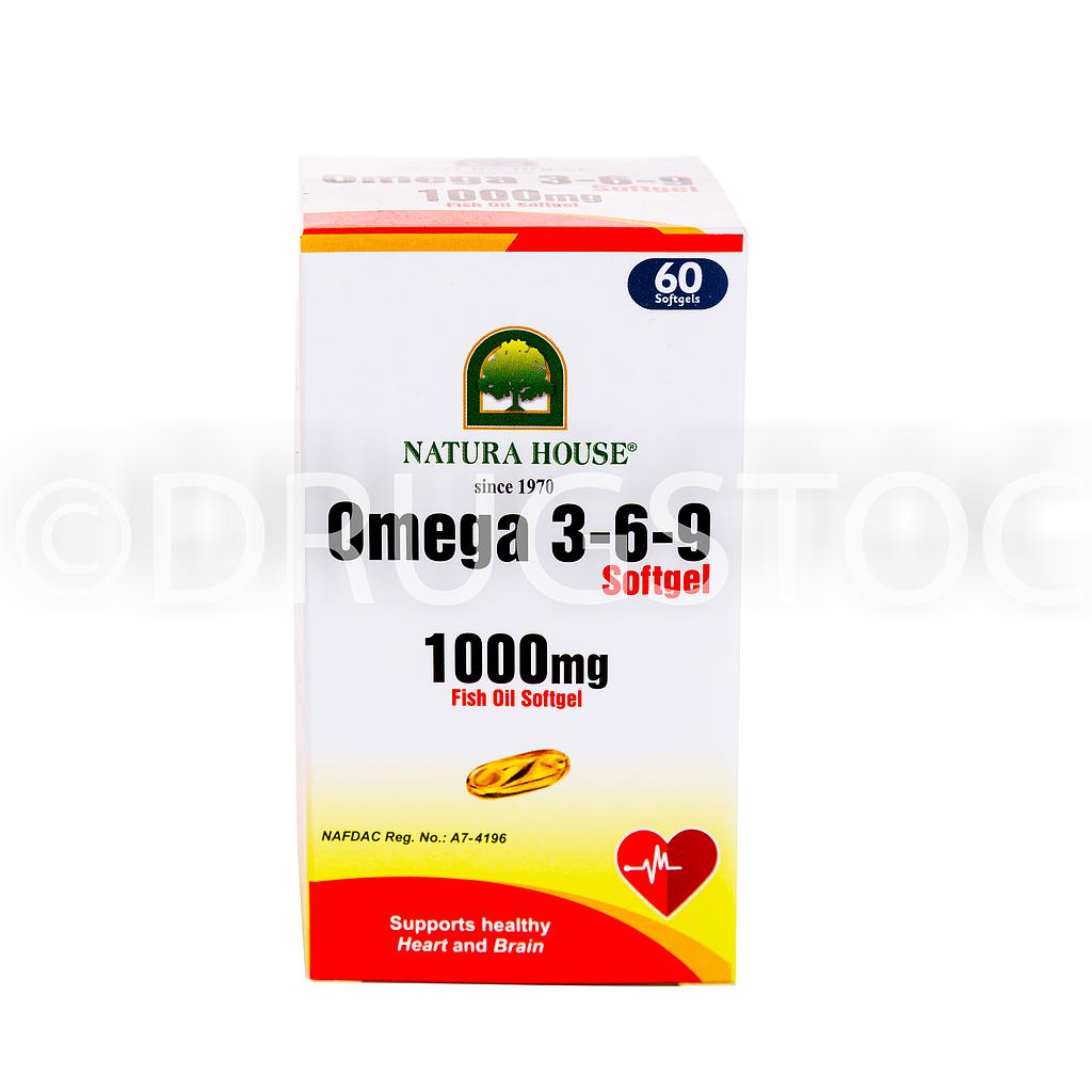 Natura House Omega 3-6-9 Softgel 1000mg X 60