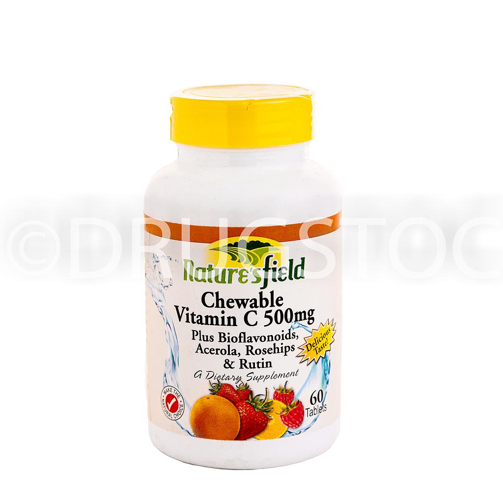 Nature'sfield Vitamin C (Chewable) 500mg X 60