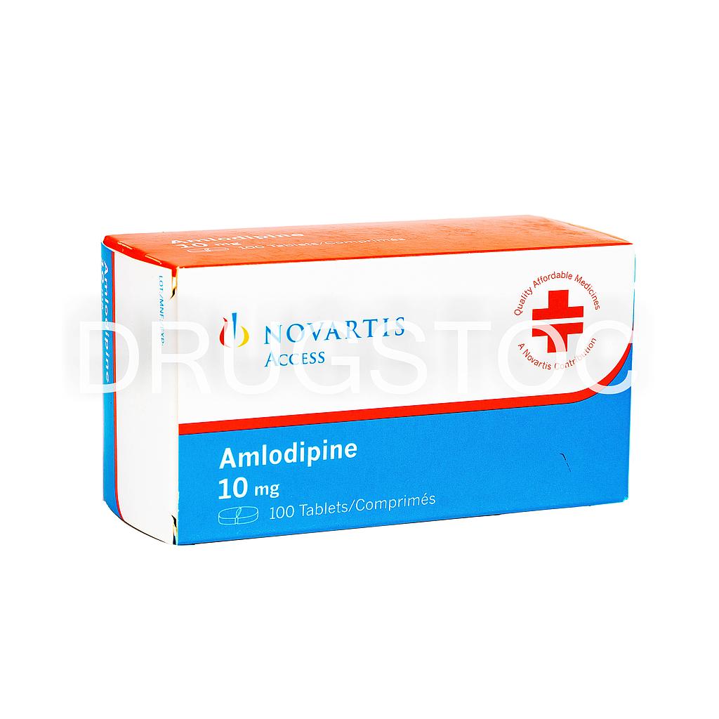 Novartis Amlodipine 10mg Tablets x 100''