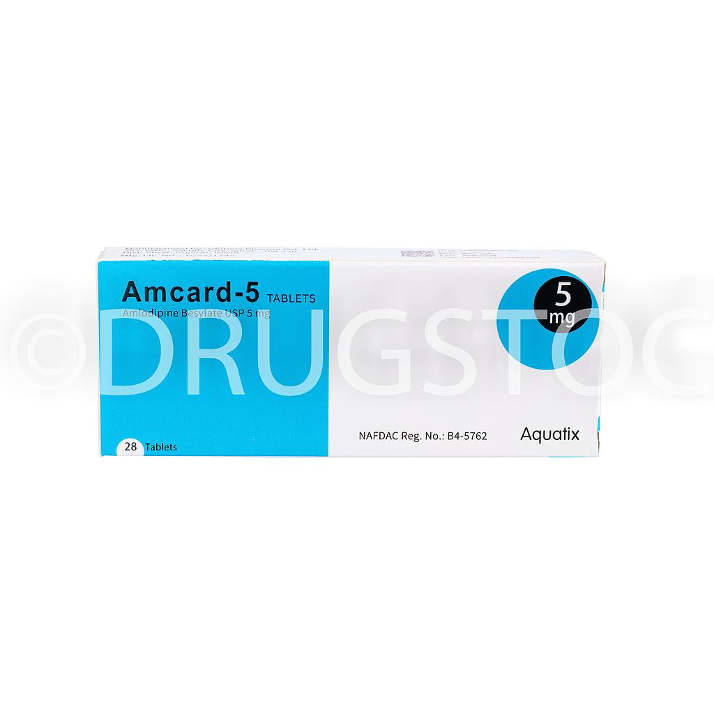 Amcard-5mg Tablets x 28''