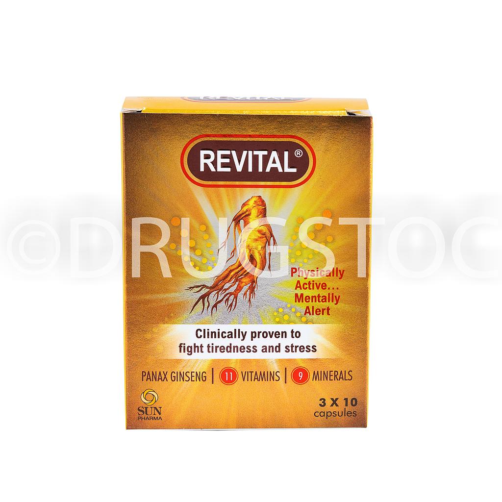 Revital + Ginseng  Capsules x 30''