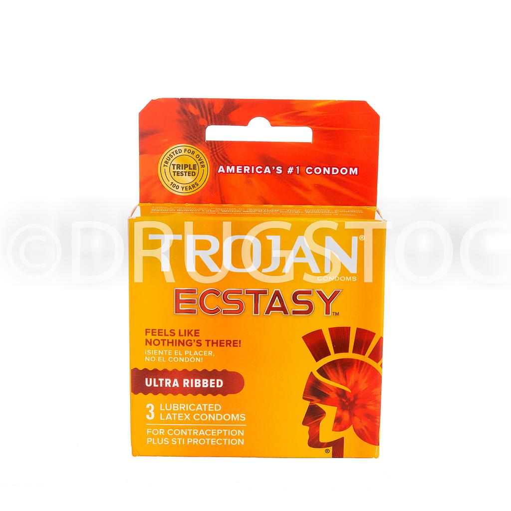 Trojan Ecstasy Condom x 3