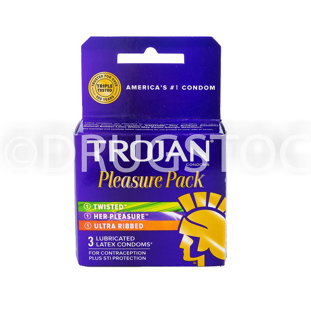 Trojan Pleasure Pack Condom X 3