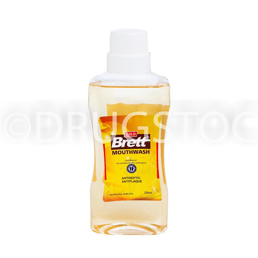 Brett Gold Mouthwash 250mL