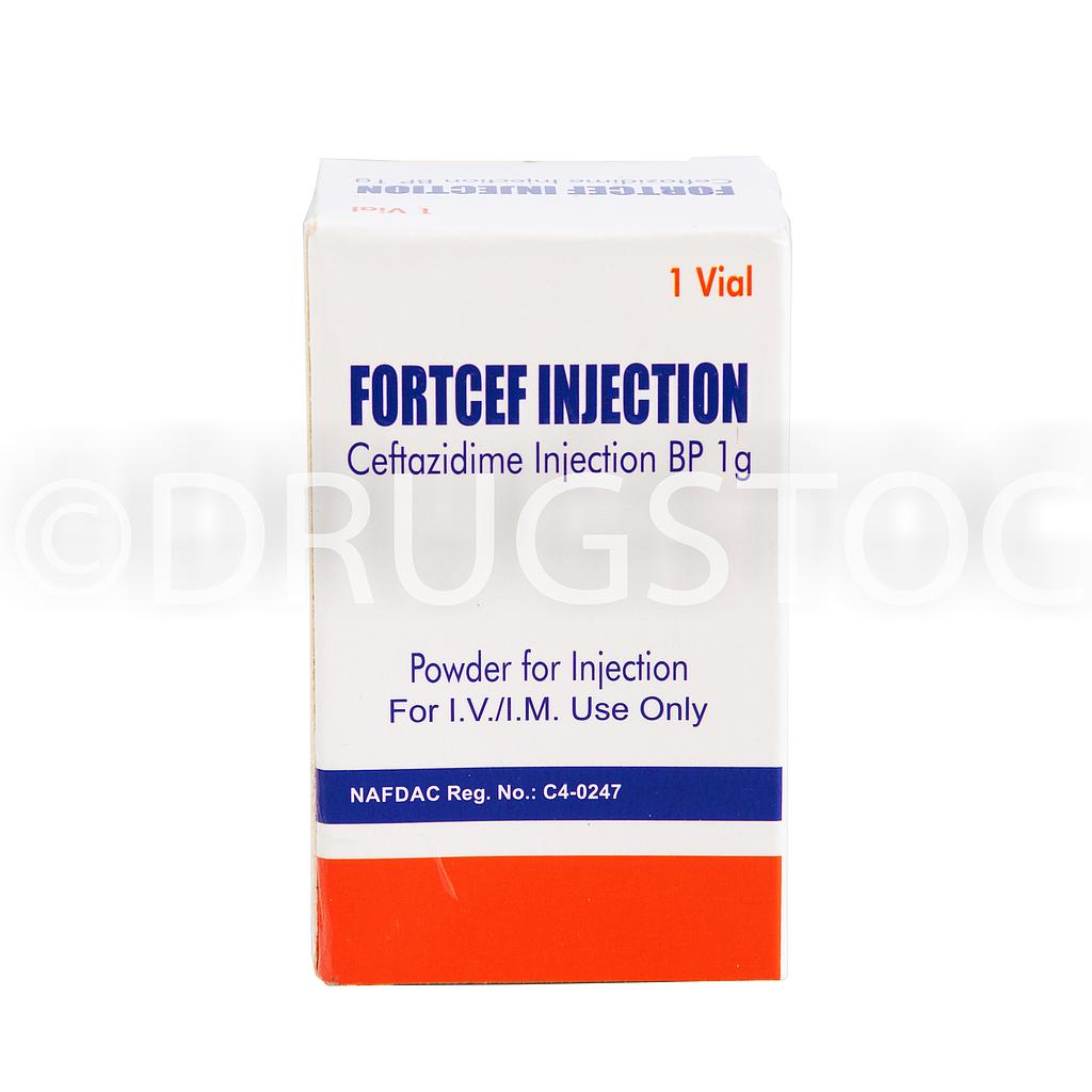 Fortcef Ceftazidime1g Injection x 1 Vial