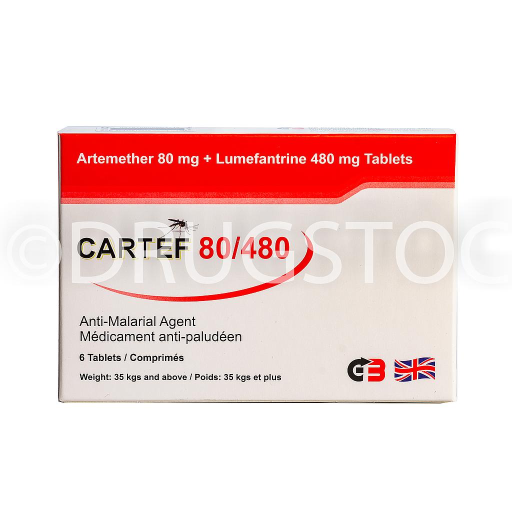 Cartef 80mg/480mg Tablets x 6''