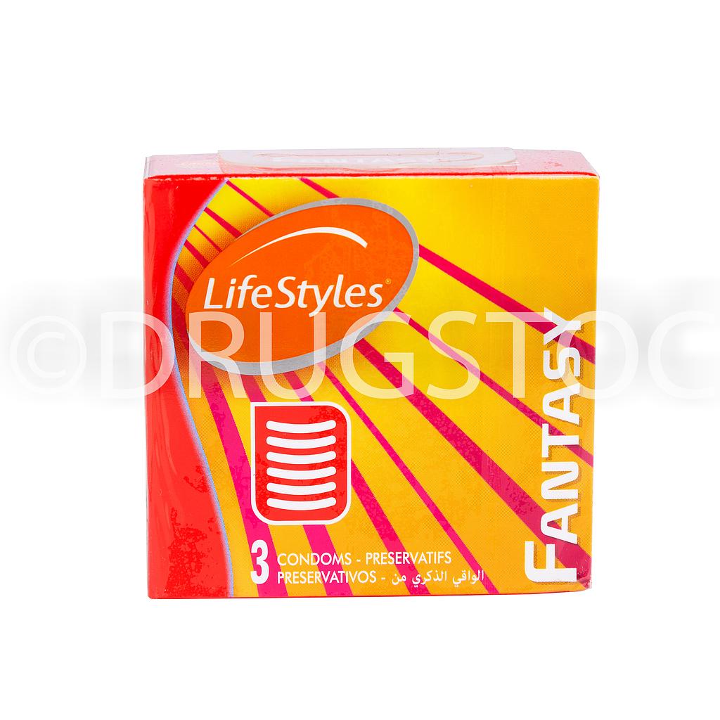 LifeStyles Fantasy Latex Condom X3