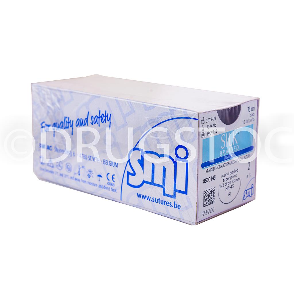 Smi Silk Surgical Suture 2 round bodied