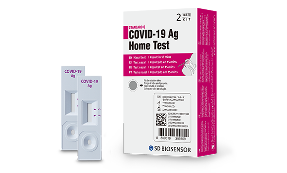 SD Biosensor Covid-19 Home Test Kit X2(Antigen)