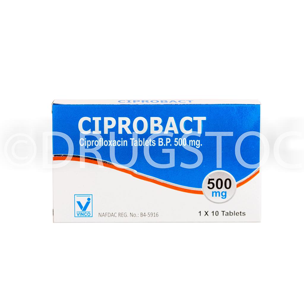 Vinco Ciprobact 500mg Tablets x 10''