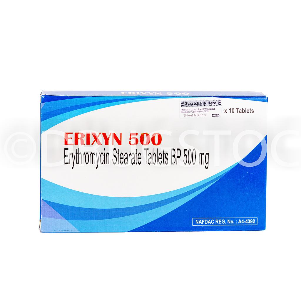 Erixyn 500 Tablets x 10''