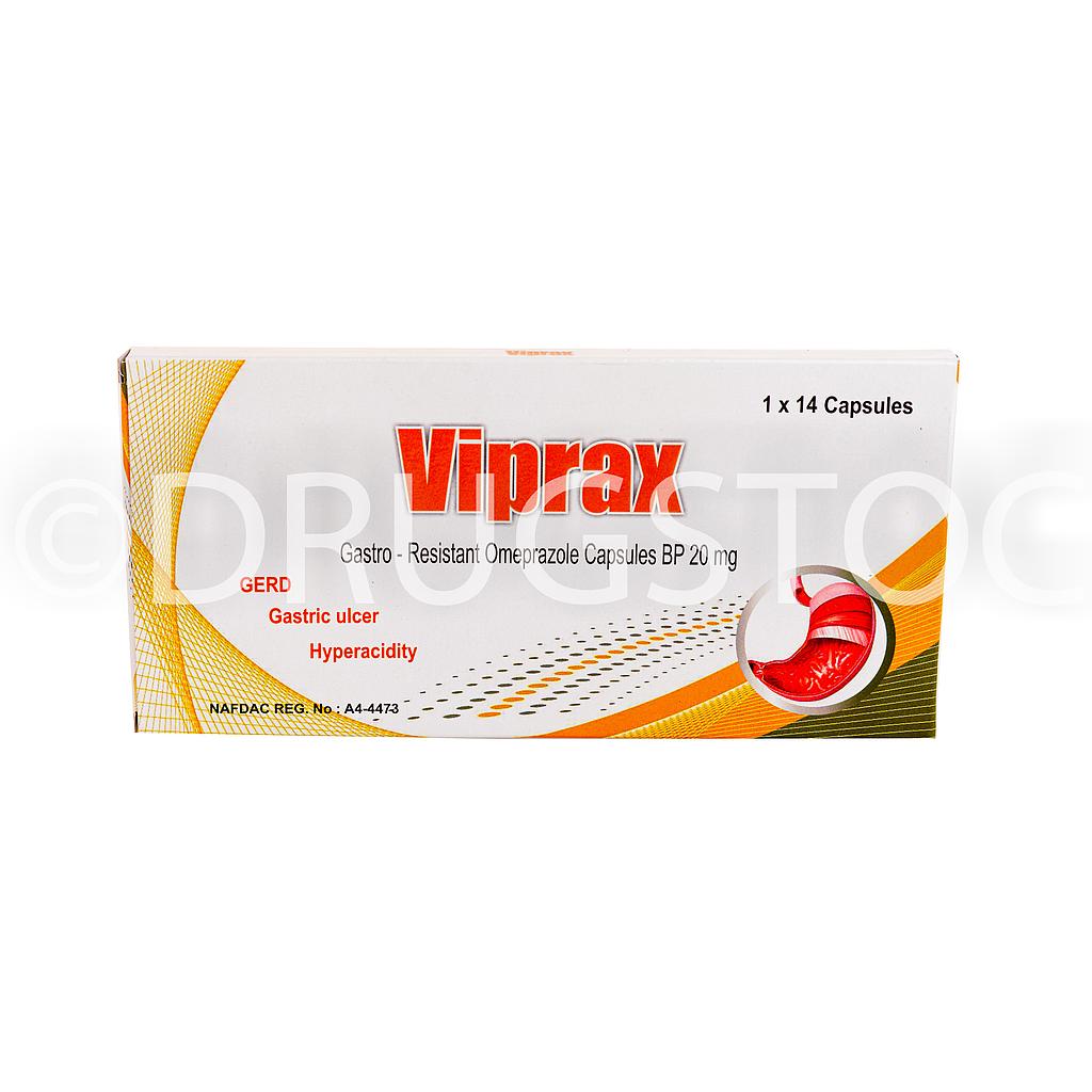 Viprax 20mg Capsules x 14''