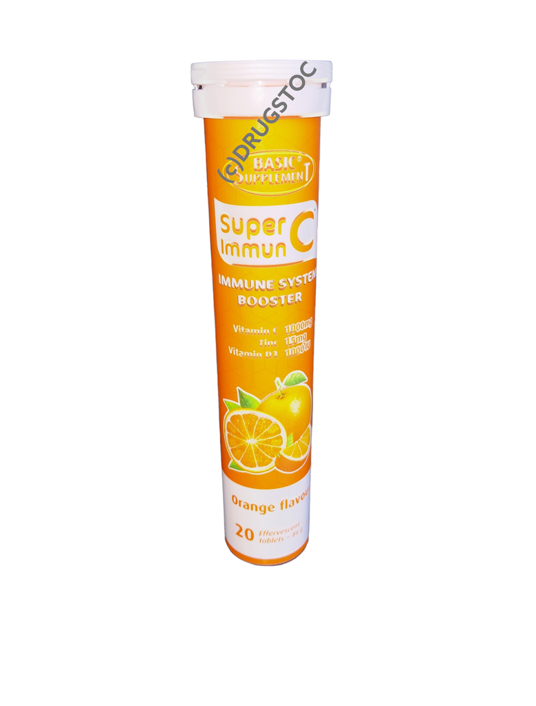 Super Immun C 1000mg Efferversent Tablets x 20''