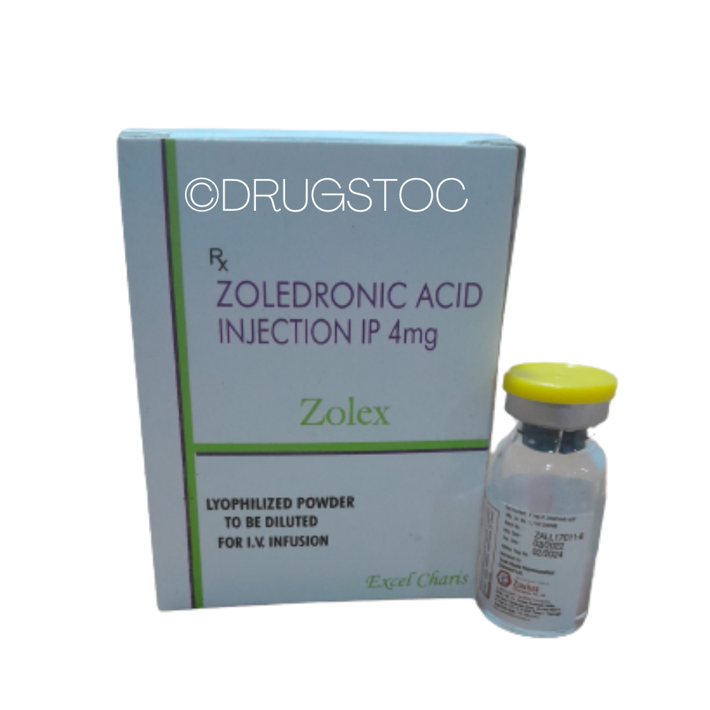 Zoledronic acid 4mg Injection x 1 Vial