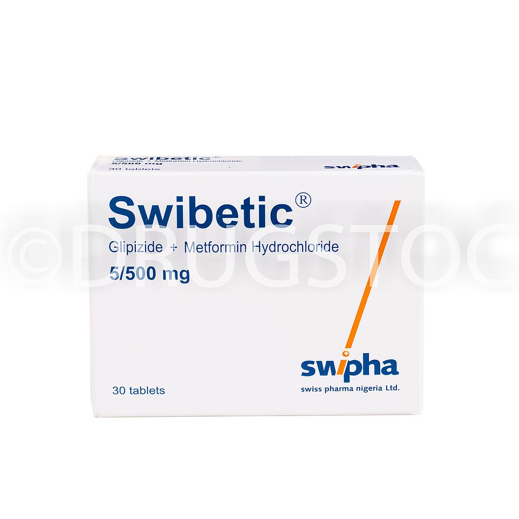 Swibetic 5/500mg Tablets x 30''