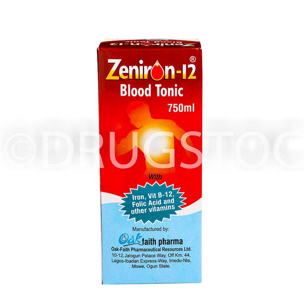 Zeniron-12 Blood Tonic 750ml