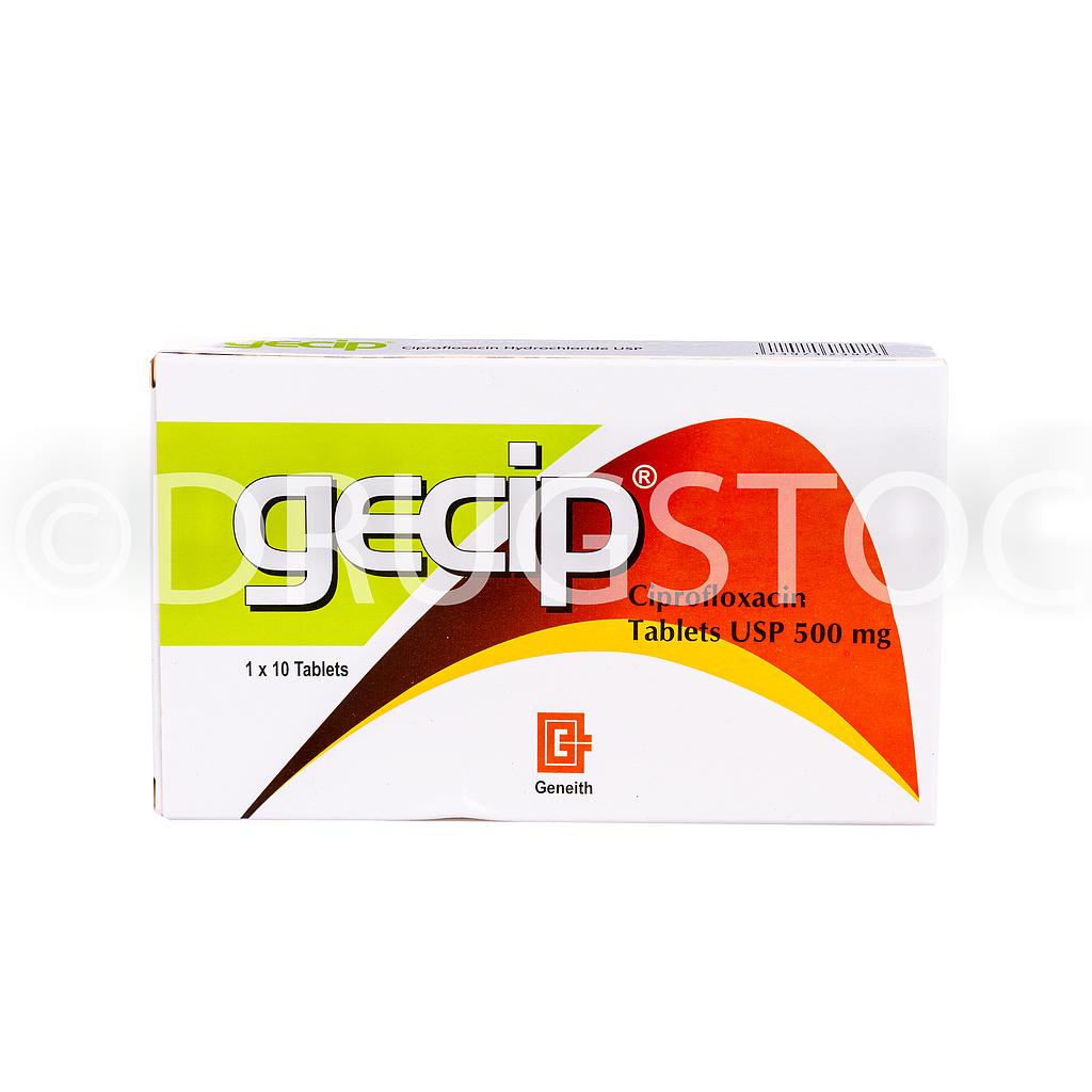 Gecip 500mg Tablets x 10''