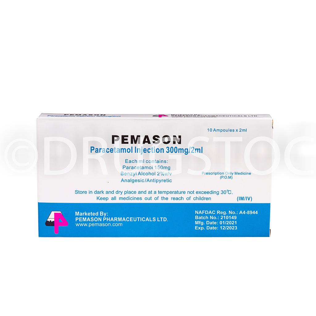 Pemason Paracetamol Injection x 10''