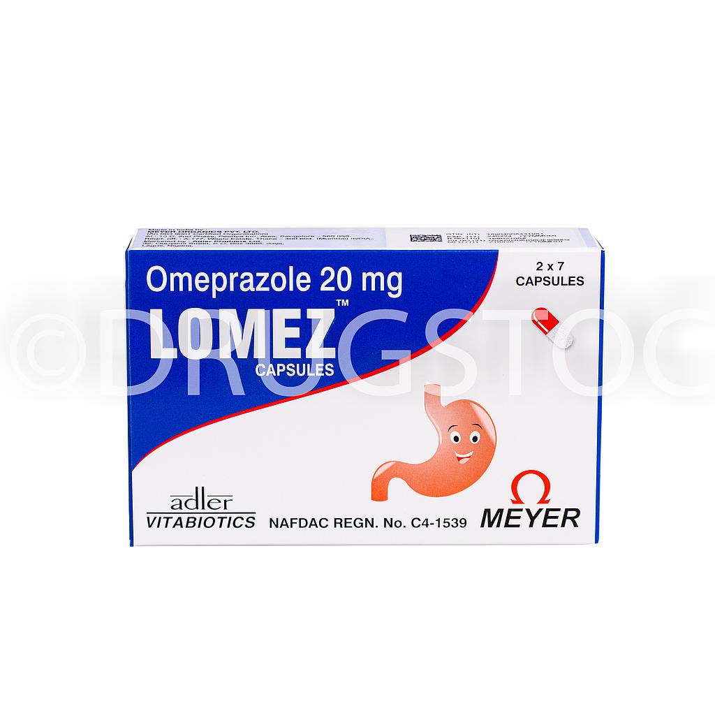 Lomez 20mg Capsules x 14''