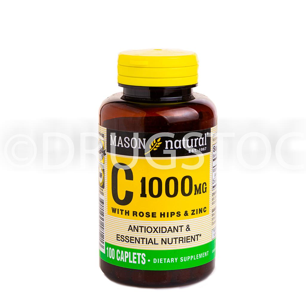 Mason Vitamin c/Zinc 1000/5mg + Rosehipx100