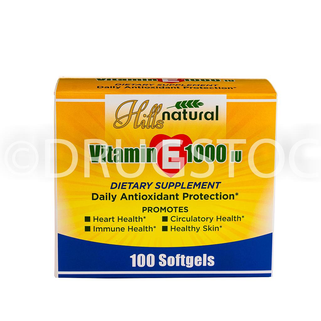 HillsNatural Vitamin E 1000IU 10x 10 (Satchet)