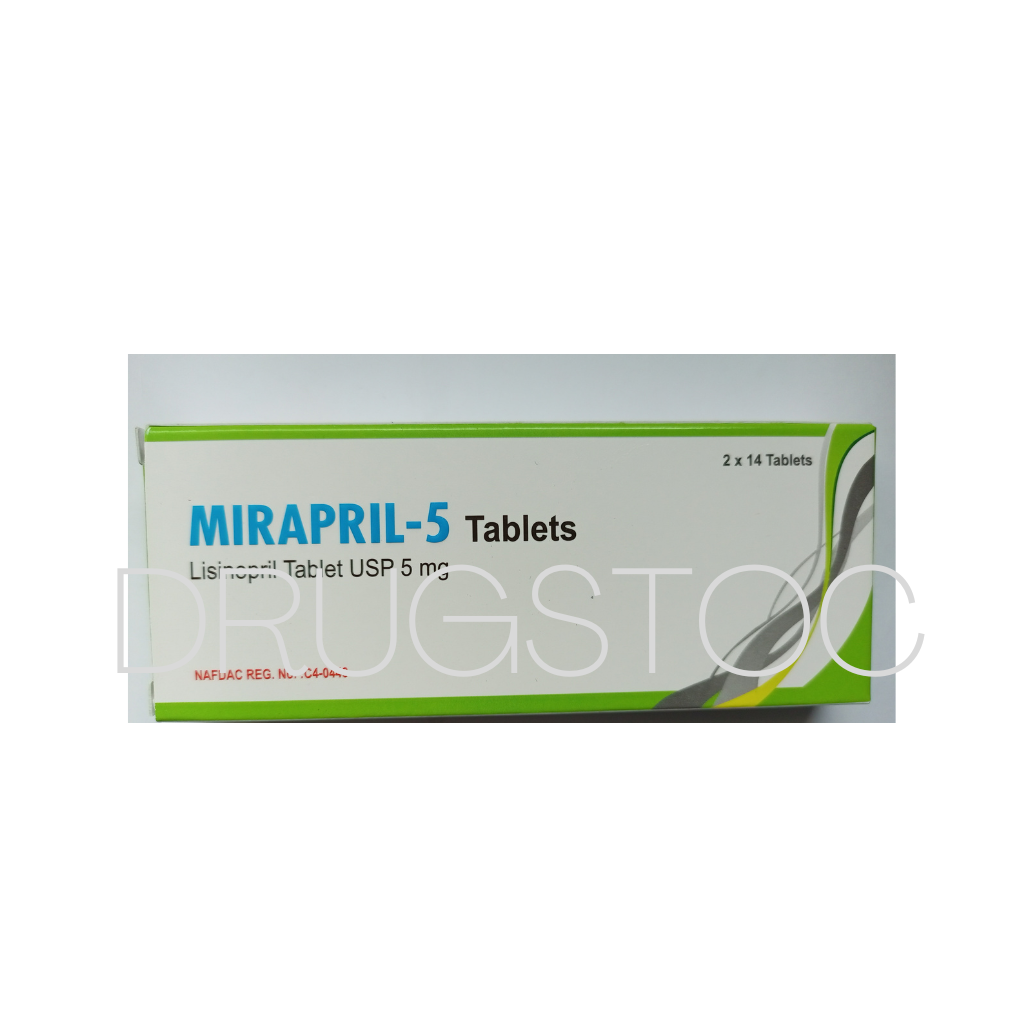 Mirapril 5mg Tablets x 28''