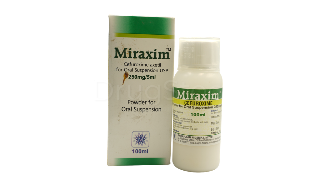 Miraxim 250mg Suspension 100mL 