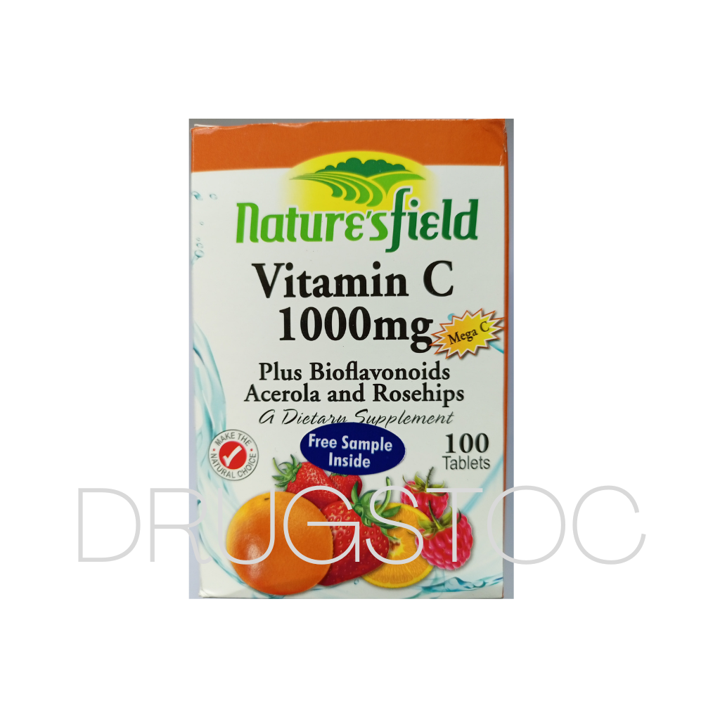 Nature'sfield Vitamin C 1000mg (Mega C) 10 x10 Satchet