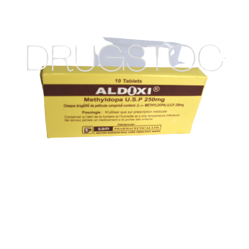 Aldoxi Methyldopa 250mg Tablets x 10 x 10''