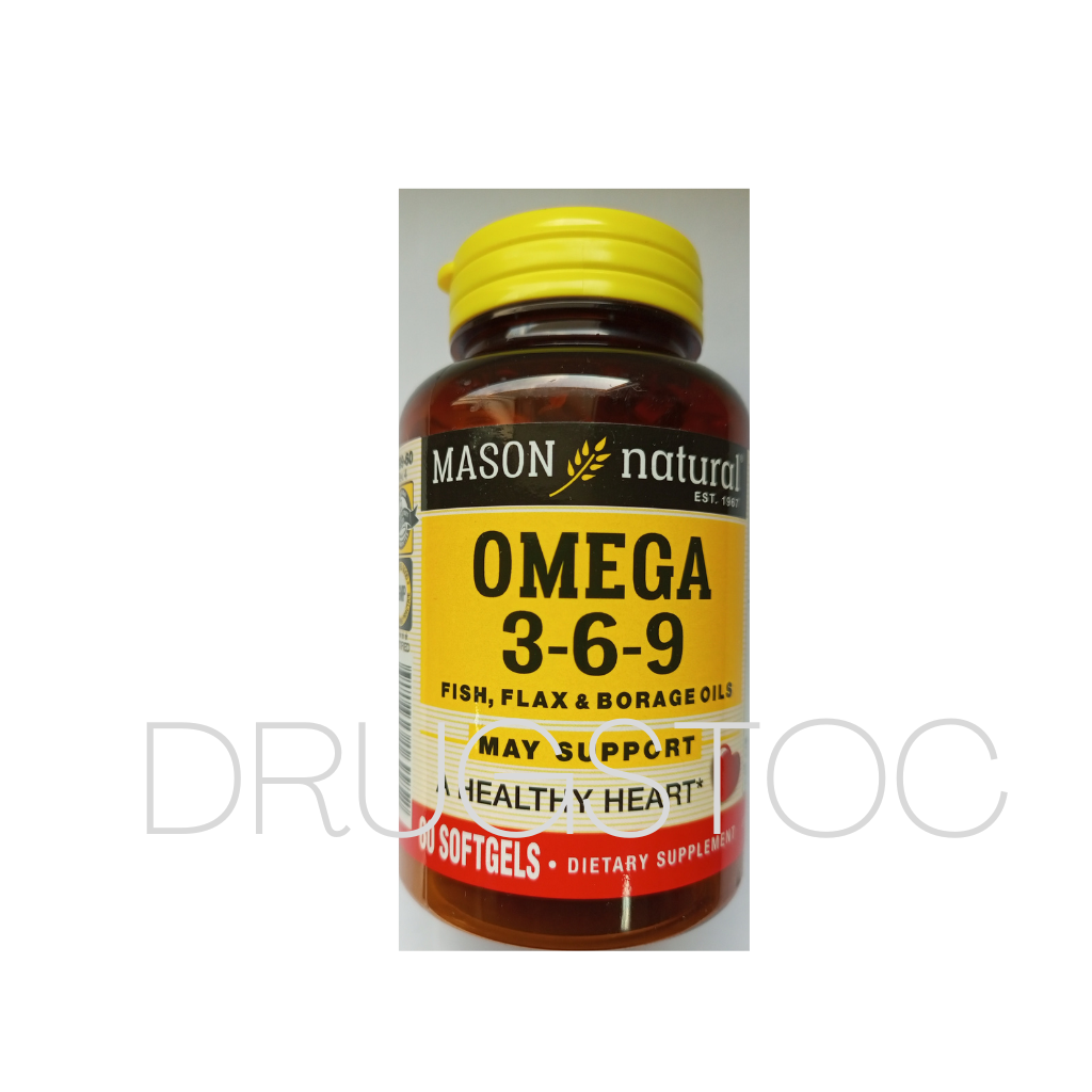 Mason Omega 3-6-9 Capsules x 60''