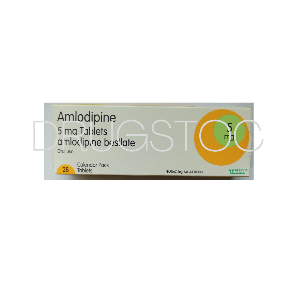 Teva Amlodipine 5mg Tablets x 28''