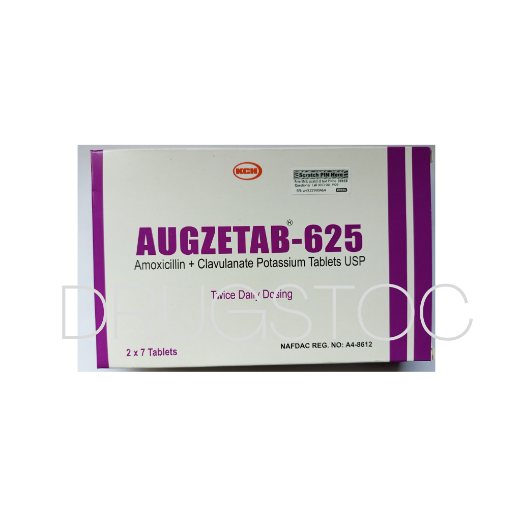 Augzetab 625mg  Tablets x 14''