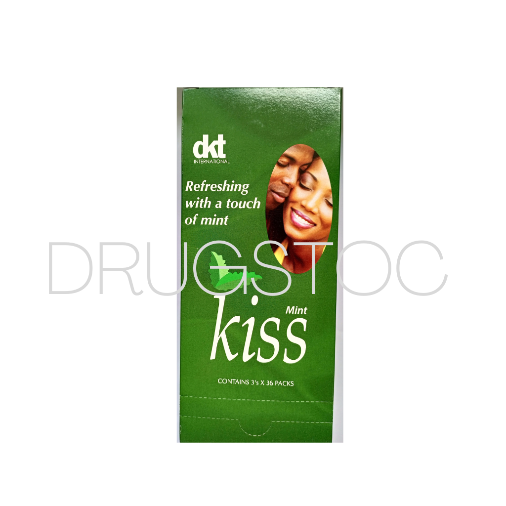 Kiss Condom Mint x 36