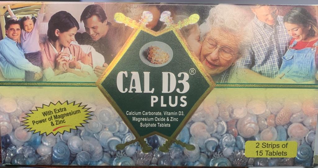 Calcium. Vit. D3 Plus Tab x30