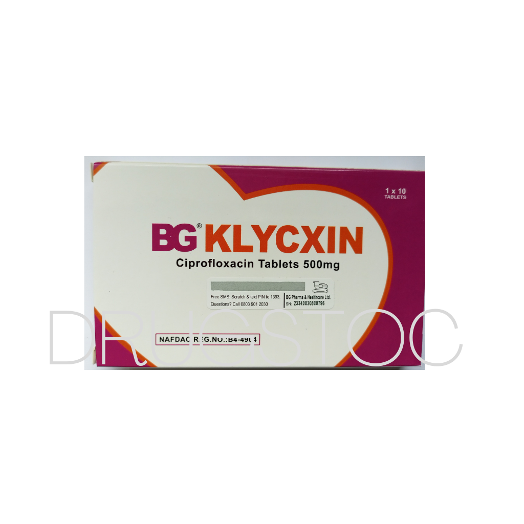 BG Klycxin 500mg Tablets x 10''