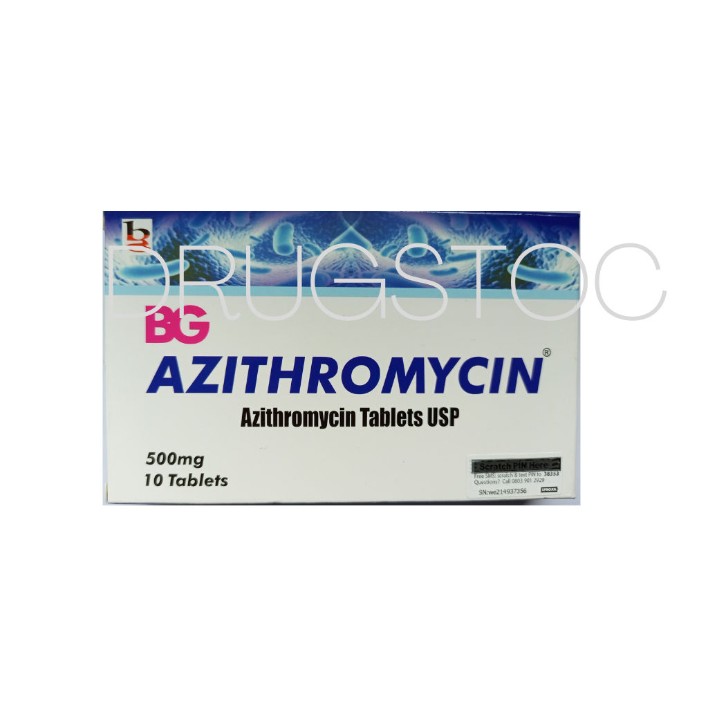 BG Azithromycin 500mg Tablets x 10''