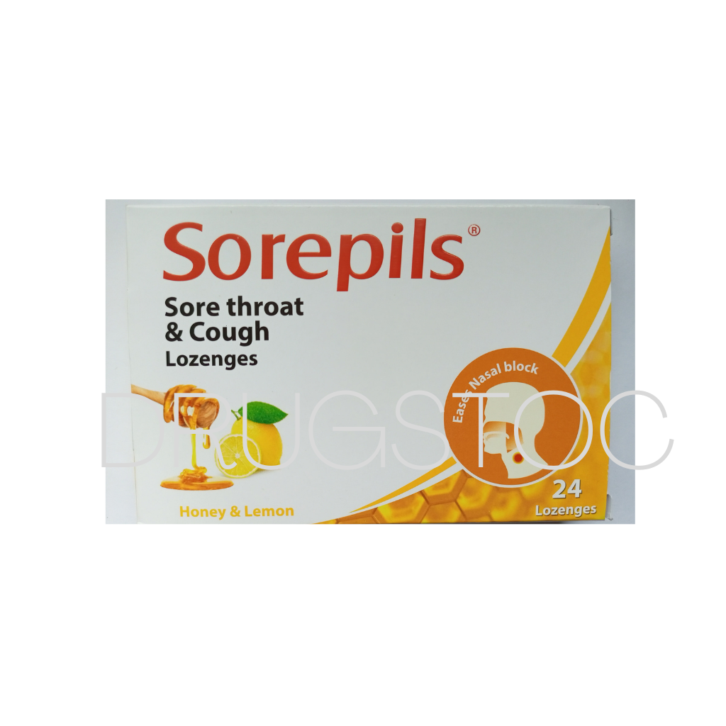 Sorepills Lozenges x 24'' (Honey & Lemon Flavour)